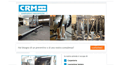 Desktop Screenshot of crm-costruzionimeccaniche.it