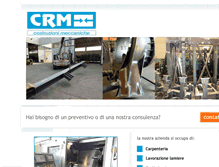 Tablet Screenshot of crm-costruzionimeccaniche.it